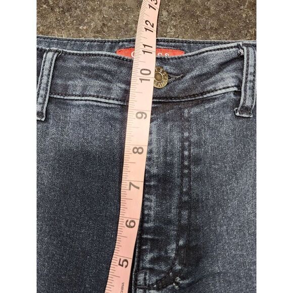 GUESS Women Dark Blue Size 27 Flared Jeans - Picture 12 of 13